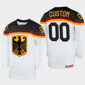 Deutschland IIHF World Championship 2023 Custom Weiss Trikot - Herren